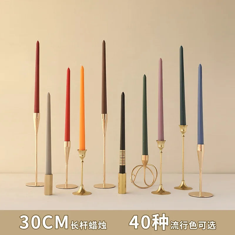 bougies mariage rouge orange gris vert bleu rose marron beige violet blanc moderne