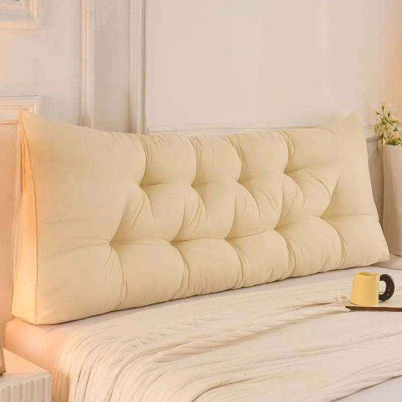 coussin lit triangulaire mousse mémoire forme tufté dossier canapé moderne support dos