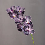 fleurs artificielles orchidées violettes blanches modernes décoration intérieure maison mariage anniversaire