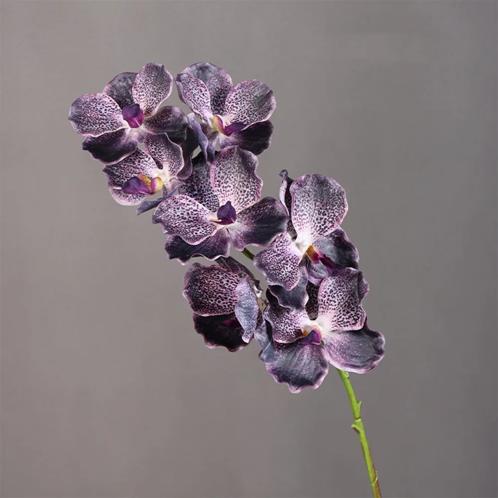 fleurs artificielles orchidées violettes blanches modernes décoration intérieure maison mariage anniversaire