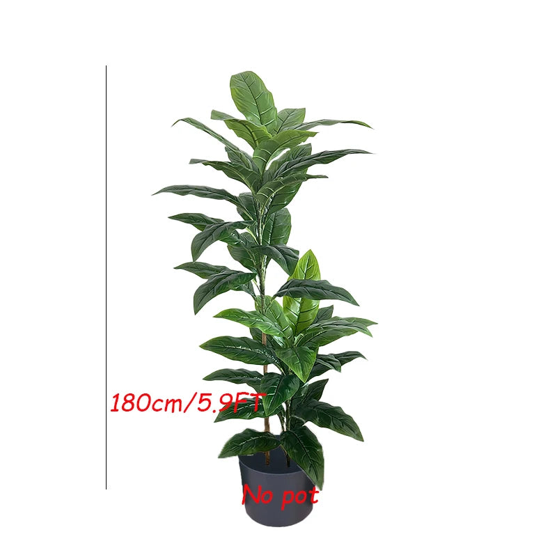 plantes artificielles bananier grandes feuilles vert modernes décoration intérieure hawaienne shop