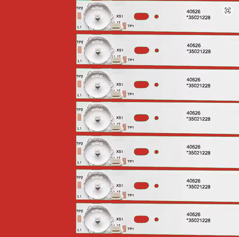 bande led 6v blanc ronde moderne 335mm sans logo 8pc