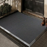 tapis d'entrée noir adhésif antidérapant résistant rides moderne couloir porte adultes