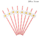 guirlande fleurs anniversaire mariage blanc jaune simple décoration minimaliste océillets inclusion ruban protection