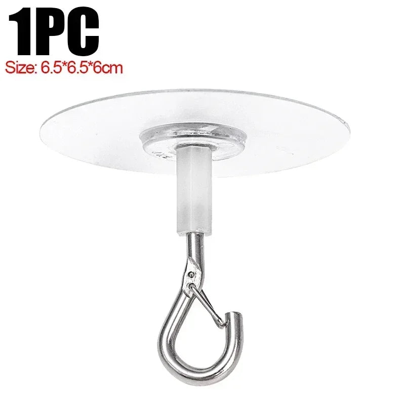 crochets transparents adhésifs modernes suspendre pots fleurs utilisation multiple PVC