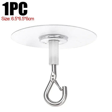 crochets transparents adhésifs modernes suspendre pots fleurs utilisation multiple PVC