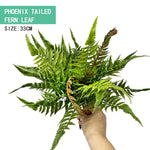 plantes artificielles feuilles fines vertes brunes modernes accrochables extérieures decoration murale naturelle