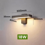 lampe murale détecteur mouvement moderne noire étanche ip65 extérieure minimaliste