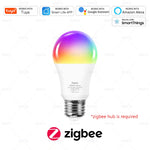 Ampoule LED intelligente blanc moderne culot E27 WiFi ZigBee 50000h SmartThings Alexa Google Assistant