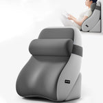 coussin ergonomique gris uni contemporain adhésif mousse mémoire forme couché lit adultes