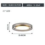 lampe moderne or noir brillante surface métal cuivre led éclairage quotidien rondSizeMode=14words