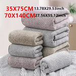serviettes bain fibre bambou rayées moderne gris clair absorbantes rapide séchage lavage machine qualité