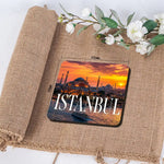 aimants réfrigérateur paysage urbain istanbul multicolore moderne décoration murale