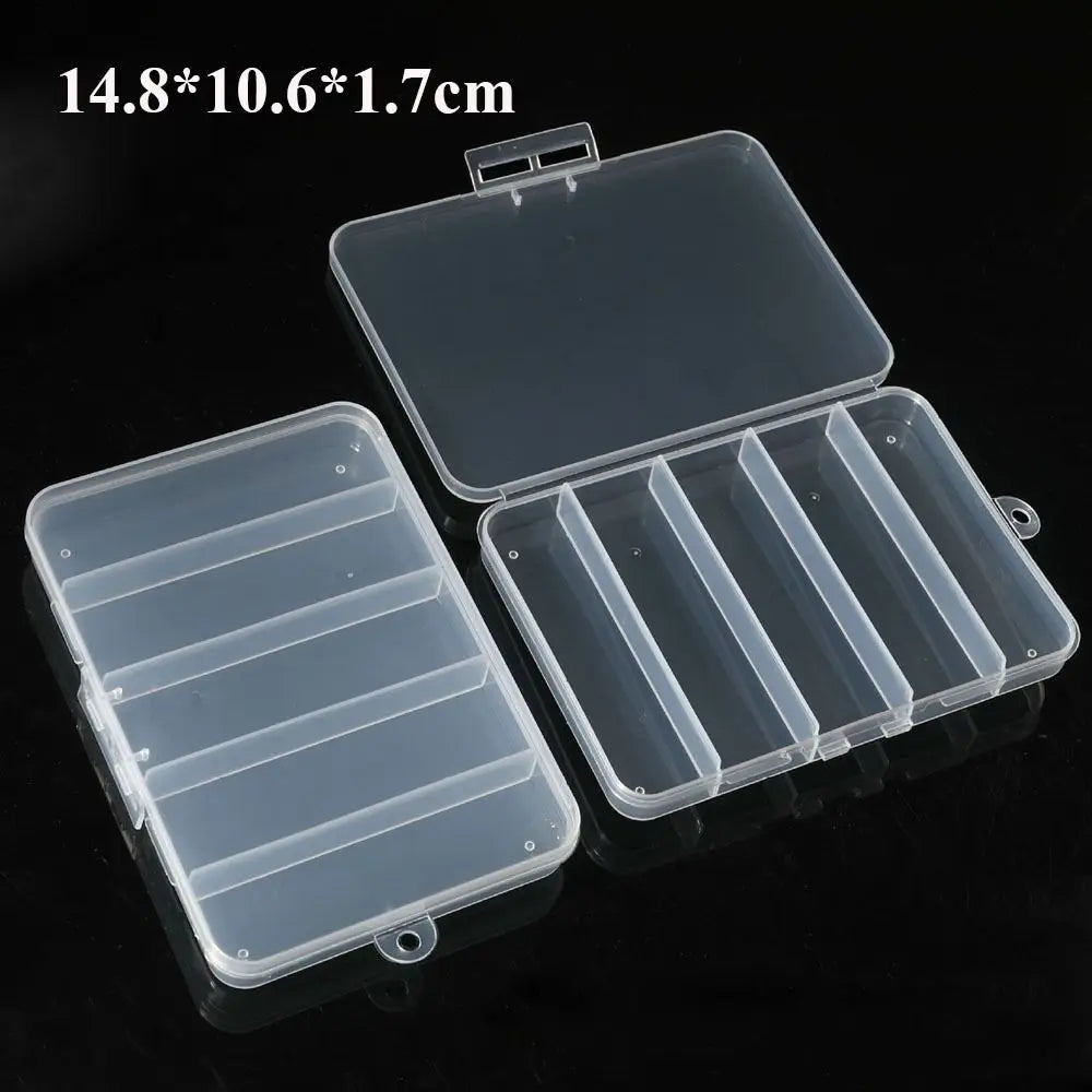 boîtes rangement transparentes modernes empilables poignées outils articles divers respectueux environnement