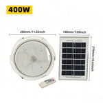 lampe solaire led blanc carreaux noirs moderne haute puissance autonome éclairage intérieurextérieur