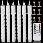décoration intérieure moderne bougies led sans flamme blanc opaques télécommande pièces base plate
