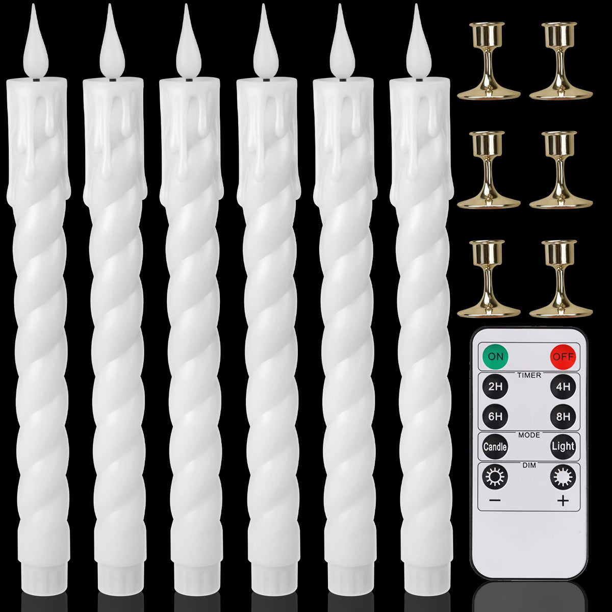 décoration intérieure moderne bougies led sans flamme blanc opaques télécommande pièces base plate