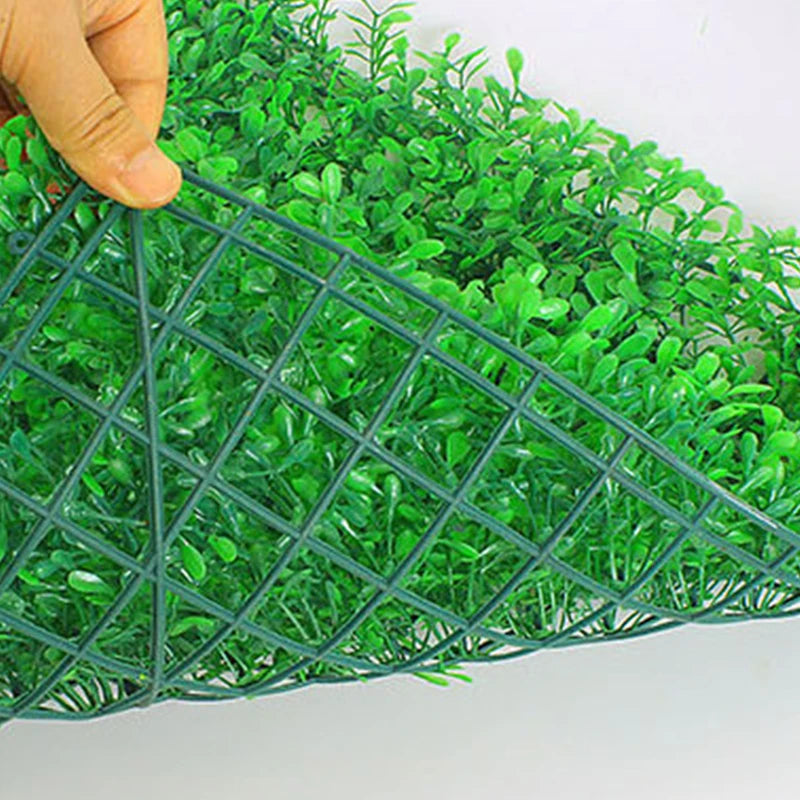 panneaux végétaux artificiels feuillage vert dense texture naturelle décoratif ence patio jardinintérieur