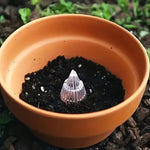 filtre plante transparent moderne grille circulaire pots fleurs drainage efficace pratique