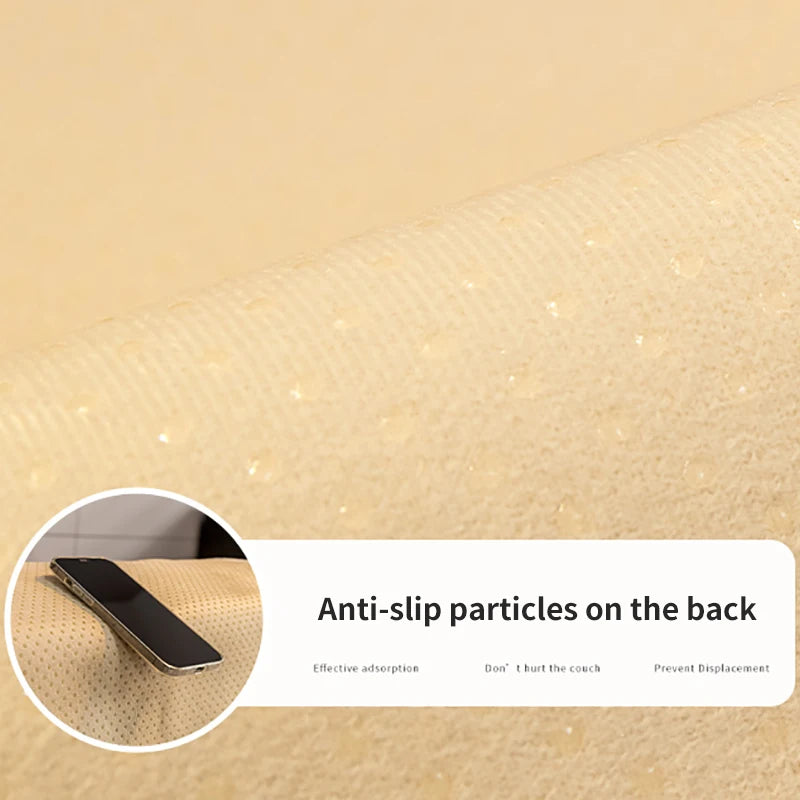 Tapis antidérapant avec des particules adhérentes pour empêcher le glissement.