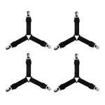 attaches draps noires blanches élastiques réglables clips lit maison modernes qualité solides