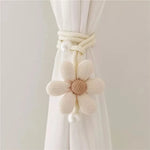 accessoire fenêtre blanc beige rose pâle rayures horizontales opacité décoratif artisanal