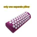 tapis massage acupression violet points blancs relief moderne relaxation dos pieds tête