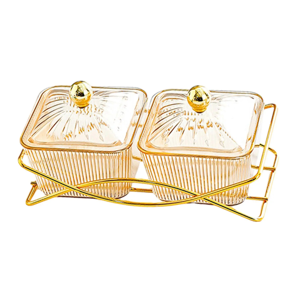 assortiment récipients transparents couverts moderne élégants bol plateau service cuisine