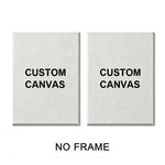 affiches personnalisables blanc texte minimaliste clips bulldog opaques salon décoration murale impressions toile