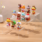 présentoir transparent multi niveaux support cupcakes desserts figurines cosmétiques moderne minimaliste saloniaux