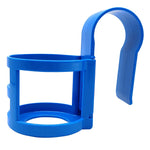support verres piscine bleu moderne anneau fixation pratique transparent matériaux lisses