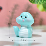 figurines animaux dessin animé mignon résine cochon chat mouton licorne miniature decoration jardin halloween