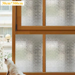 film décoratif fenêtre transparent motifs géométriques adhésif moderne stickers intérieur vitre geometrie