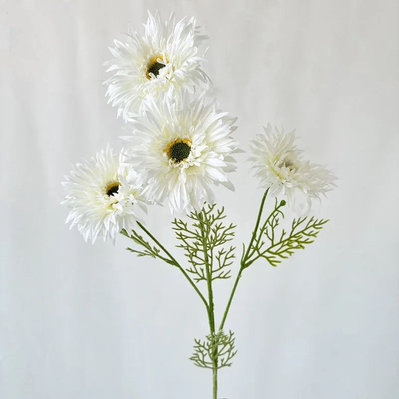 bouquet fleurs artificielles gerbera soie multicolore décoration intérieure mariage fête maison plante décorative