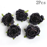 fleurs artificielles noires roses pivoines classiques intérieures décoration anniversaire baby shower événements