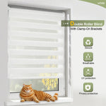 store deux niveaux blanc rayures horizontales moderne clips opacité chambre salon