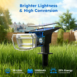 lumière solaire led ip65 59 ampoules noires moderne autonome énergie solaireextérieur decoration