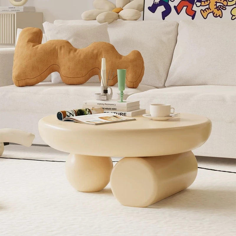 table basse moderne bois rose minimaliste salon mignonnette assemblage facile variés