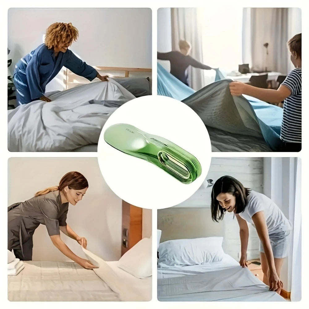 organiseur drap or violet vert moderne adhésif transparent élégant rose beige efficace changer draps