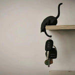 lampe poser moderne porte clés chat noir blanc animal compagnie texture mat