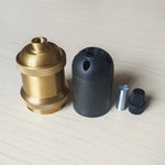 ampoule vis e27 or cuivre argent noir lisse brillant moderne industrielle fixée vis douille