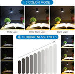 lampe led noir flexible pinces clip rechargeable usb moderne minimaliste