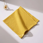 serviettes coton unies réutilisables classiques beige rose vert bleu marine table maison party