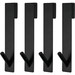 crochet mural support serviettes acier inoxydable noir argenté moderne minimaliste adhésif