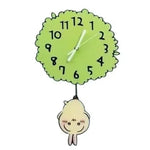 horloge murale acrylique motif feuille moderne sans pendule my melody chiikawa usagi verte