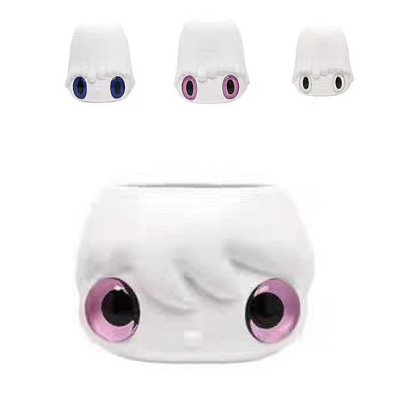 figurines animées grands yeux coiffures variées couleurs vives pack cadeau enfants modernes