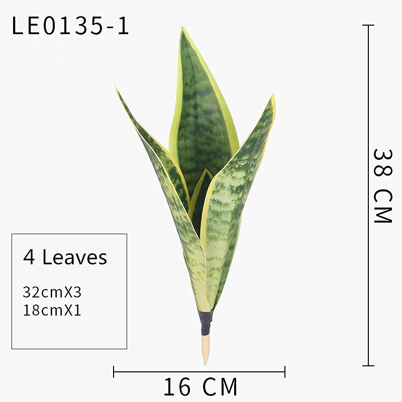 plantes artificielles vertes feuilles tropicales moderne decoration intérieure extérieur aloe vera sansevieria branches longues