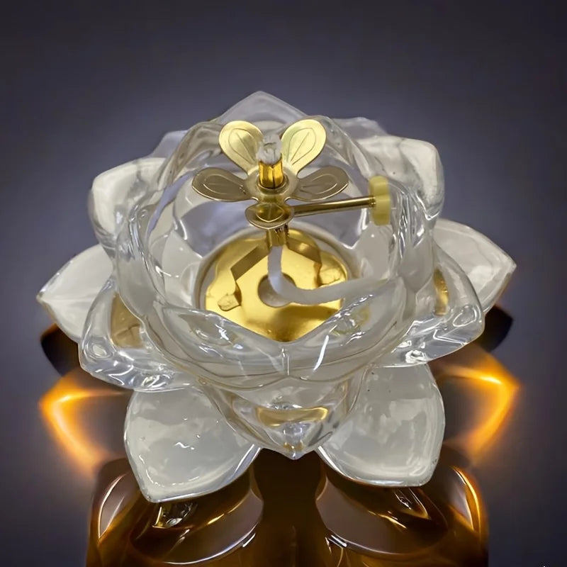 allumeur flamme support bougie moderne doré finition lisse décoration maison adhésif inclusion fleur élégant