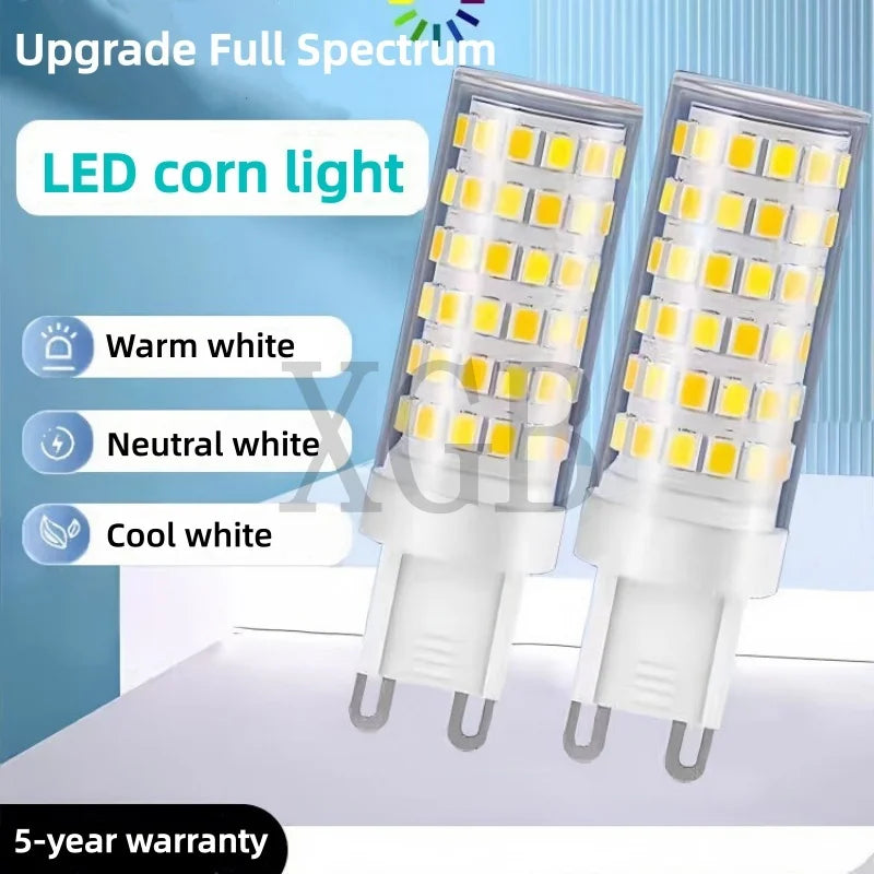 ampoule led g9 bulbe maïs blanc chaud neutre froid lustre moderne intérieur maison