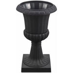 cache pot blanc classique opacité plastique intérieur extérieur balcon jardin table